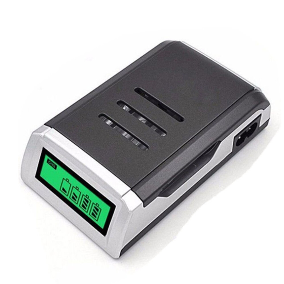 Lcd Display 4 Slots Intelligent Battery Charger For Aa /Aaa Rechargeable Batteriesx34o 700000574104