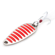 2PCS  Fishing lure spoon 15g Silver fishing bait spoon hard lures metal lure