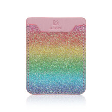 2 Pcs Adhesive Sticker Phone Pocket Cell Phone Stick On Card Wallet Stretchy Credit Cards ID Card Holder Pouch Sleeve