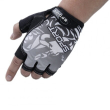 Bicycle Cycling Gloves Non-Slip Breathable Ultrathin Unisex Half Finger Gloves for Fishing Climbing Outdoor Activities