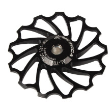 Ceramic Bearing Mountain Bike Road Bicycle 11T 13T Rear Guide Pulley 13T black