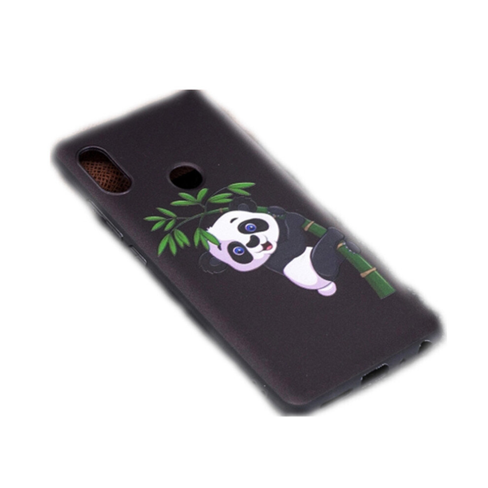 2 Pcs Panda Bamboo Pattern Stereo Relief Soft Tpu Protective Back Case For Xiaomi Redmi Note 5 Pro 777178621121