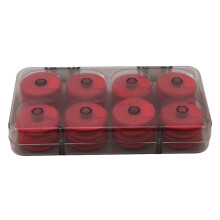 2Boxs 16Pcs Foam Winding Board Fishing Line Shaft Bobbin Spools Tackle Box Red Lines