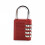 2PC Dial Digit Combination Lock Suitcase Luggage Password Lock Padlock  Home Dormitory red 1