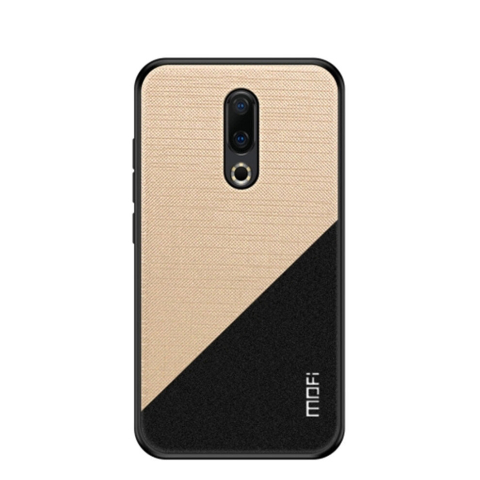 Shockproof Tpu + Pc + Cloth Pasted Case For Meizu 16 (Gold) Gold 777178618749