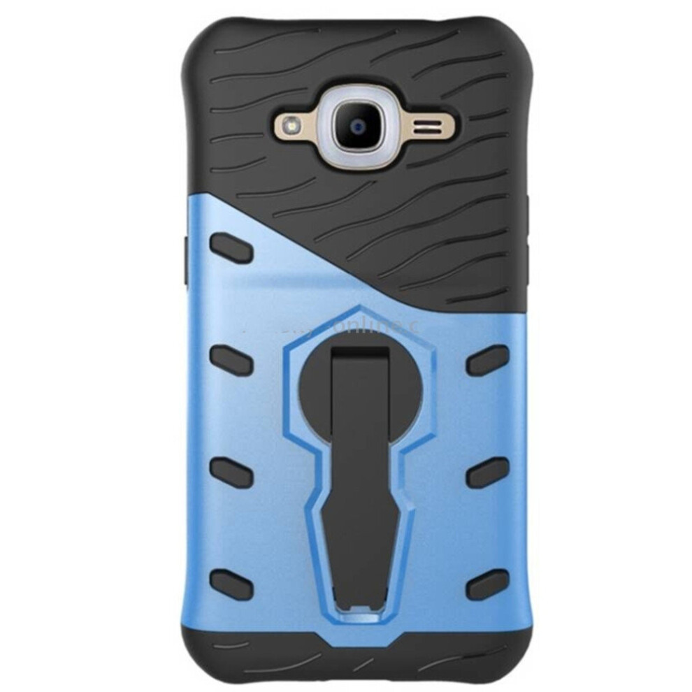 For Galaxy J2 Pro Shock-Resistant 360 Degree Spin Tough Armor Tpu+Pc Combination Case(Blue) Blue 777178623750
