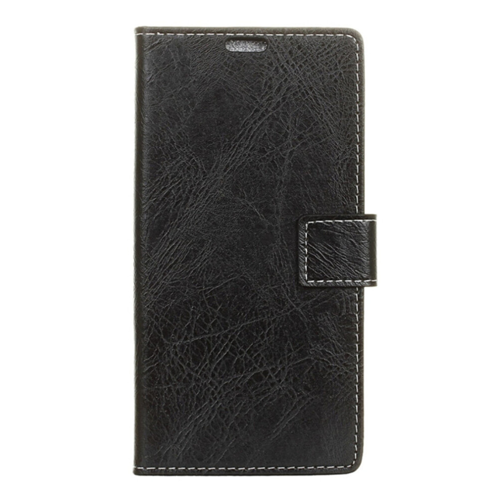 Retro Crazy Horse Texture Horizontal Flip Leather Case For Nokia 7.1 Plus/X7, With Holder & Card Slots & Wallet & Photo Frame(Black) Black 777178621190