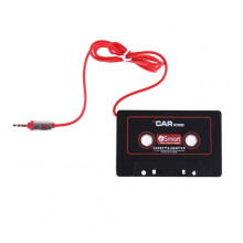 2PC Car Cassette Converter MP3 Player Tape Adapter Cassette Tape Converter Car Electronics black
