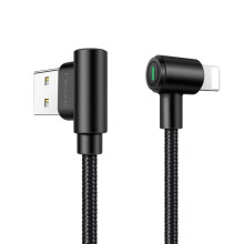 Lamp Seires Lightning Cable 90 Degree Angle Head Gaming Charging Cable 1.2m