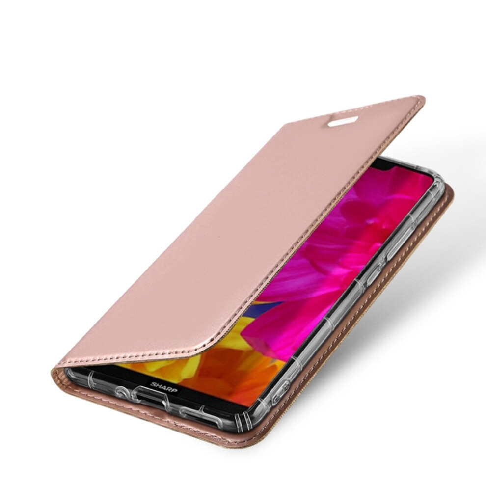 Skin Pro Series Horizontal Flip Pu + Tpu Leather Case For Huawei P30, With Holder & Card Slots(Rose ) Gold 777178618794