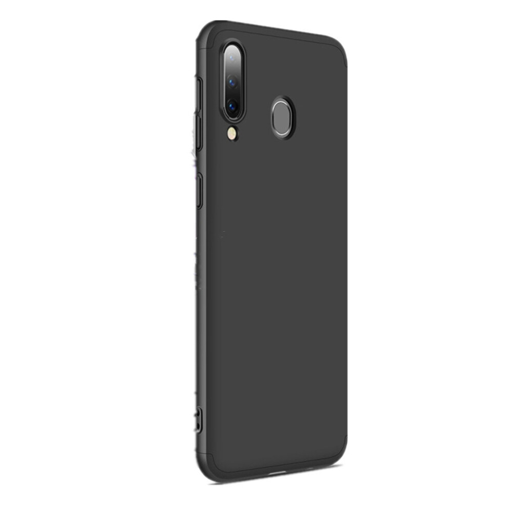 Three Stage Splicing Full Coverage Pc Case For Galaxy M30(Black) Black 700000666908
