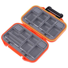 12 Grids Double Side Fishing Lure Storage Box Hook Bait Pouch Waterproof Fishing Tackle Holder Portable ABS Square Case