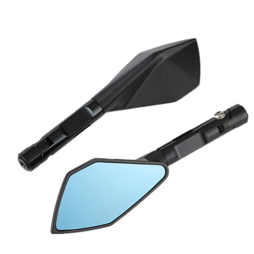 Unviersal Parts Motorbike Rear View Mirror Motocross Side Rearview Mirror Short Rod Black 7061857202026