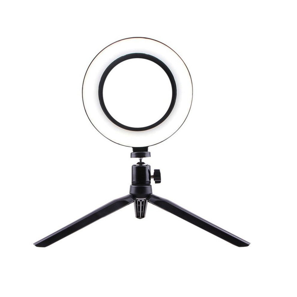 Selfie Ring Led Circle Usb Led Desktop Lamp With Stand Dimmable Led Fill For Live Stream Photograph Desktop Stand + 16Cm Fill Light 700000579376