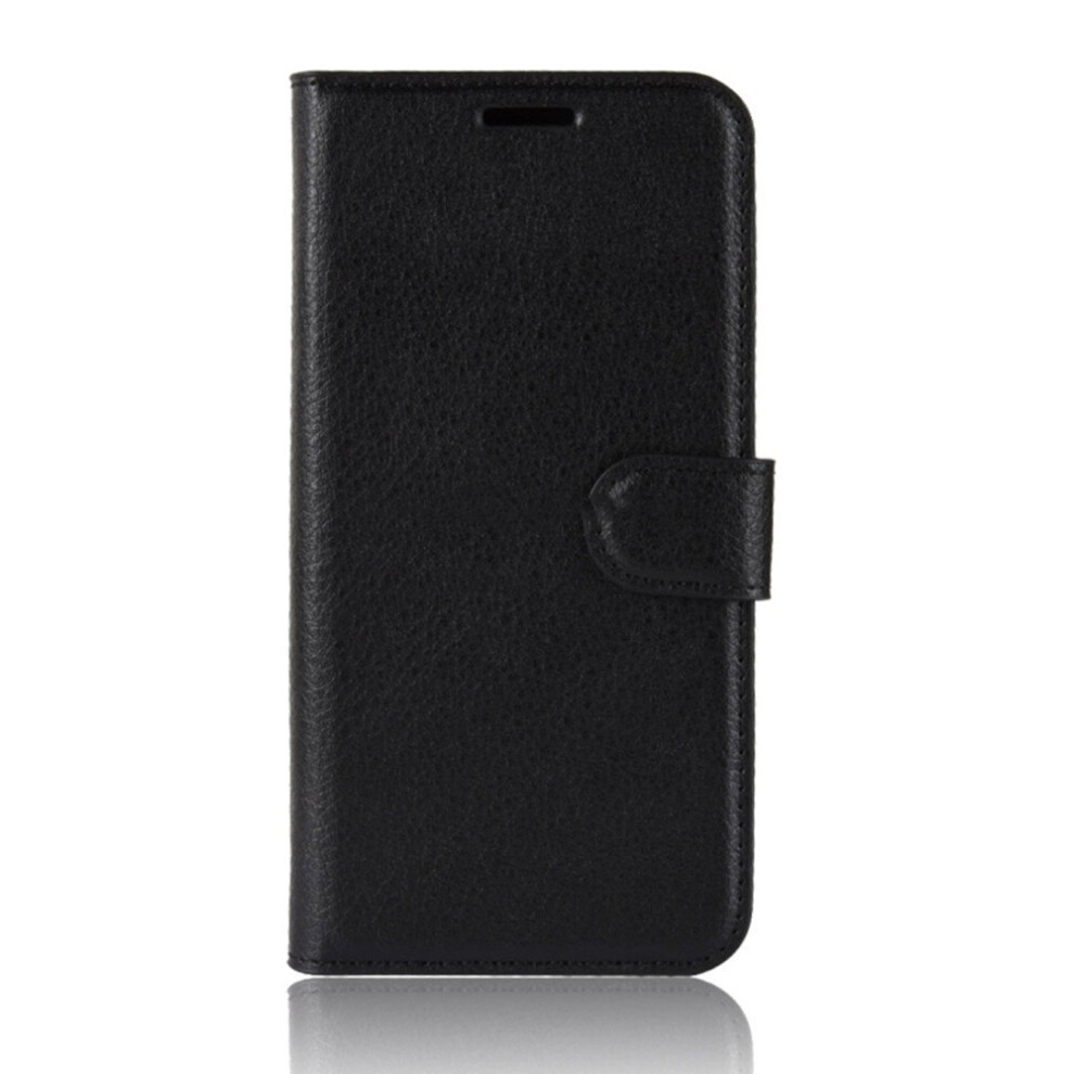 2Pc Litchi Texture Horizontal Flip Leather Case For Xiaomi Mix 2S, With Wallet & Holder & Card Slots(Black) Black 700000654325