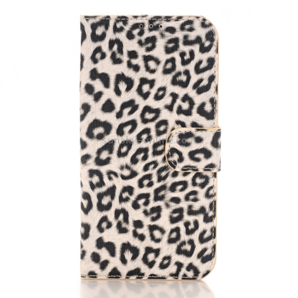 For Galaxy S7 / G930 Leopard Pattern Horizontal Flip Leather Case With Holder & Card Slots & Wallet(Khaki) 777178623866