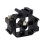 2 PCS Three-head Hot Shoe Flash Stand Multi-function Flash Holder Camera Bracket Accessories Square 3 Head Hot Shoe 1