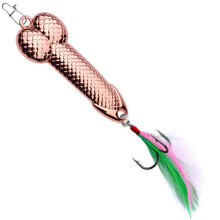 10Pcs Fishing Lures Hard Metal Wobble Fishing Lures Spoon Fake Lure Feather Bait Hook Fishing Tackle 2020 New Fishhooks#50