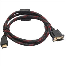 1.5M HDMI to 15 Pin VGA Converter Adapter HDMI Cable Cord Wire for PC Computer Desktop Laptop Tablet Full HD 1080P HDTV Monitor