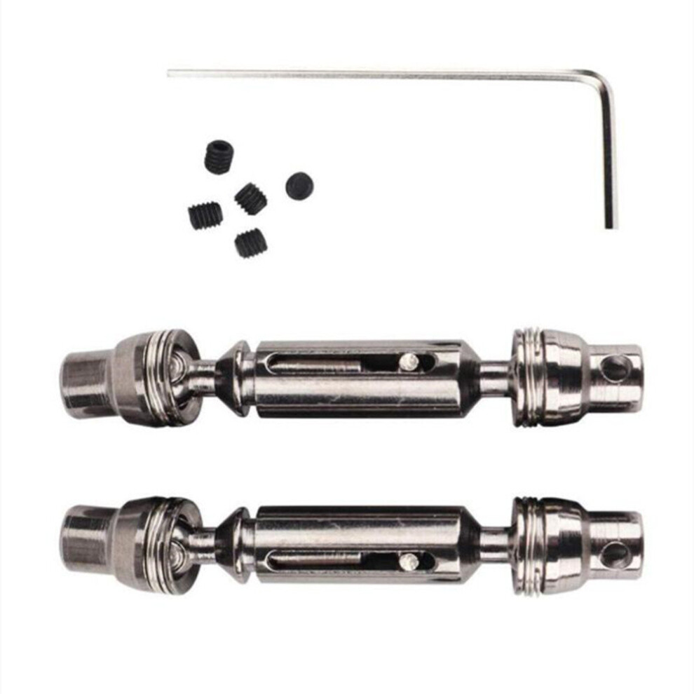 Transmission Drive Shaft 6X6 For Wpl B14 B24 B16 B36 Jjrc Q60 Rc Car Parts Silver 700000634471