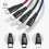 X Series Voice Control Lightning Cable with LED 1m White 2