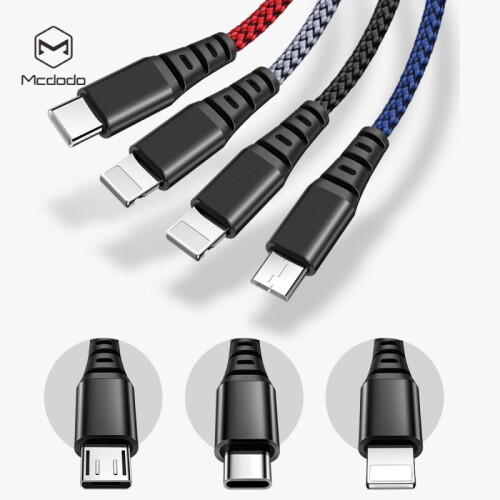 X Series Voice Control Lightning Cable with LED 1m White 1
