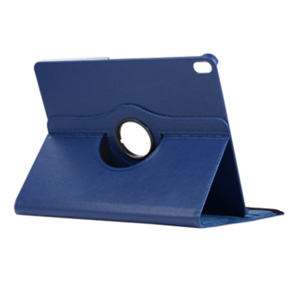 For Apple Ipad Pro 12.9 2018 360 Rotating Leather Smart Case Cover- Dark Blue 700000574470