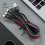 X Series Voice Control Lightning Cable with LED 1m White 3