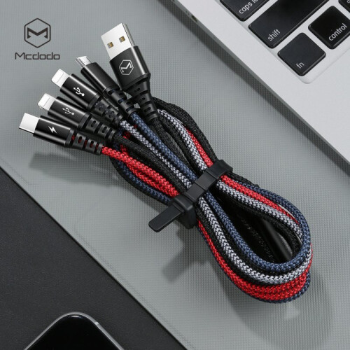X Series Voice Control Lightning Cable with LED 1m White 2