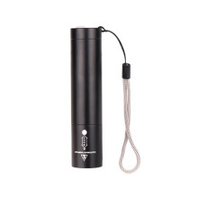 3 Modes Adjustable LED T6 USB Rechargeable Flashlight for Outdoor black_Model 1463-T6