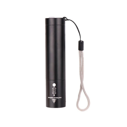3 Modes Adjustable LED T6 USB Rechargeable Flashlight for Outdoor black_Model 1463-T6