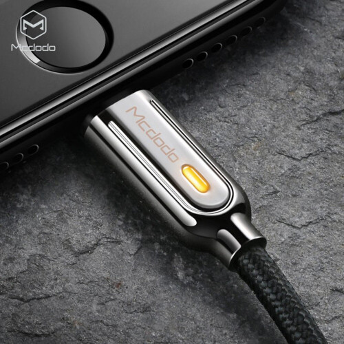 Auto Disconnect Lightning Cable for iPhone iPad 1.2m Red 1