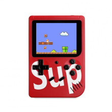 400 en 1 Sup Retro Nostalgia Double Handheld Game Console Gamepad rouge