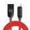 Auto Disconnect Lightning Cable for iPhone iPad 1.2m Red 1