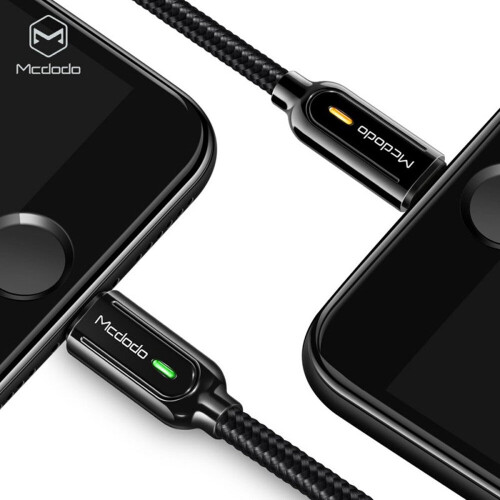 Auto Disconnect Lightning Cable for iPhone iPad 1.2m Red 2