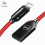 Smart Series Auto Disconnect Lightning Cable for iPhone iPad 1.8m Black 4