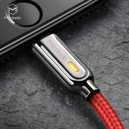 Smart Series Auto Disconnect Lightning Cable for iPhone iPad 1.8m Black 2