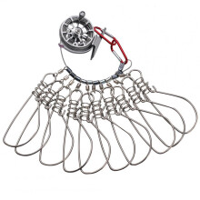 DIY Live Fish Button Fish Lock Portable Wheeled Fish Lock Shrinkage Lock Fish Fast Hangin Button Gun color fish buckle