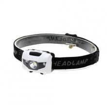 2PCS Super Lightweight Camping Hiking Mini Bright LED Head Light Torch Lamp - White