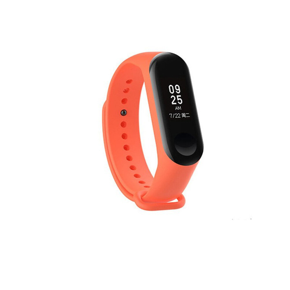 Silicone Wrist Strap Replacement For Xiaomi Mi 3 Smart Bracelet Mi3 Accessories Orange 700000571837