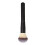5PC Bright Silver Color with Yellow Hair Foundation Brush 3