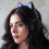 Headset Foldable Cartoon Wireless Cat Ear Headphones Light Bluetooth Headset white 2