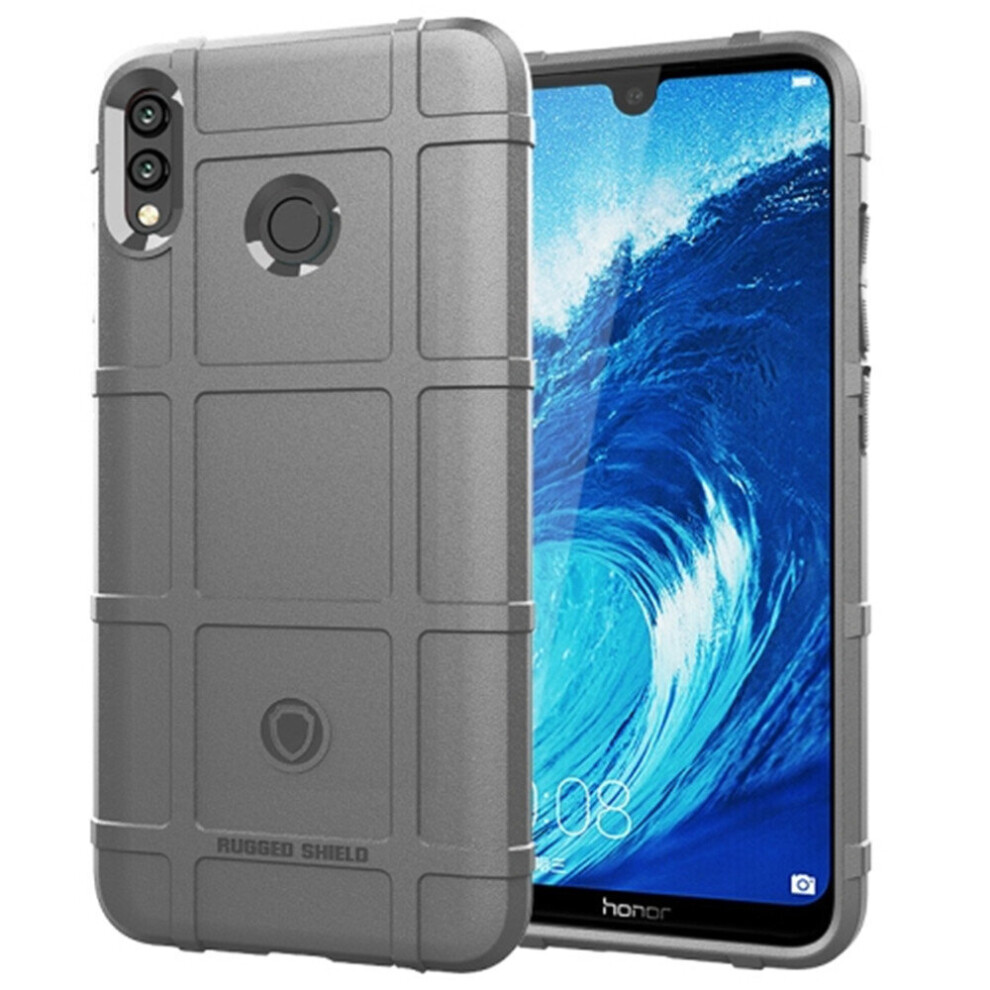 2Pcs Full Coverage Shockproof Tpu Case For Huawei Y9 (2019)(Grey) Grey 700000659658