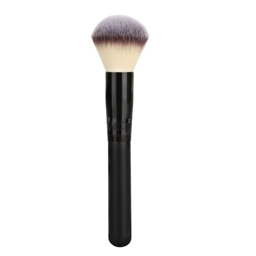 5PC Bright Silver Color with Yellow Hair Foundation Brush 1