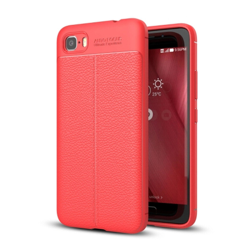 For Asus Zenfone 3S Max / Zc521tl Litchi Texture Tpu Protective Case (Red) Red 700000657227