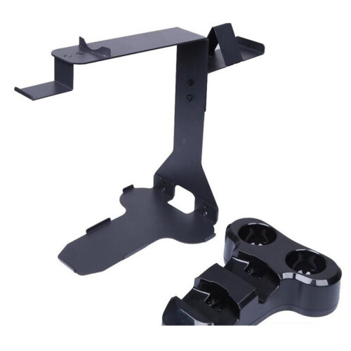 2 Pcs Game Adapter for PS4 VR Handle Headset Adapter Volume Control Black 1