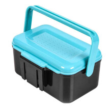 2PCS ABS Plastic Fishing Box Tool Fishing Bait Earthworm Worm Lure Tackle Storage Container For Fish Lures Hook Accessories