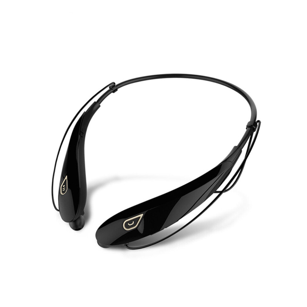 Large Capacity Bettery Handsfree Sport Wireless Headphones Wireless Earphones Bluetooth Earphone Headset With Mic Stereo Black 7061857277352
