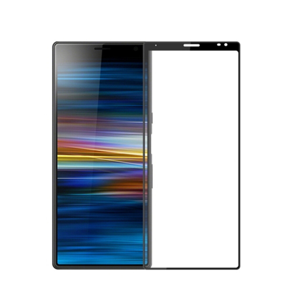 9H 3D Curved Tempered Glass Film For Sony Xperia 10 Plus / Xperia Xa3 Ultrablack 700000639711