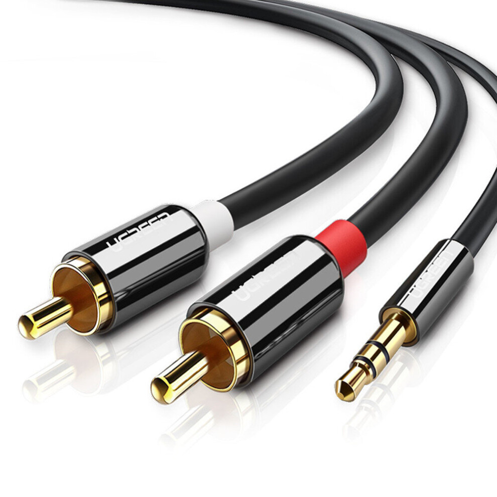 3.5Mm To 2Rca Audio Auxiliary Adapter Stereo 3.5 Mm Splitter Cable Aux Rca Y Cord For Smartphone Speakers Tablet Hdtv Mp3 7061857284930